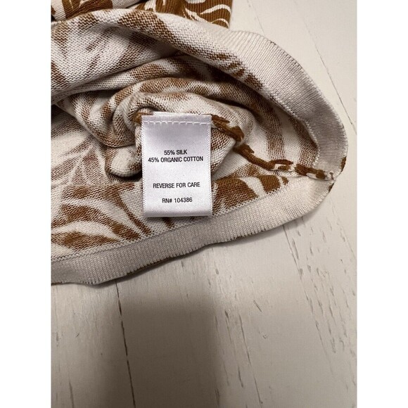 Garnet Hill Silk Cotton Oversized‎ Sweater Women Small Pullover - Picture 2 of 4